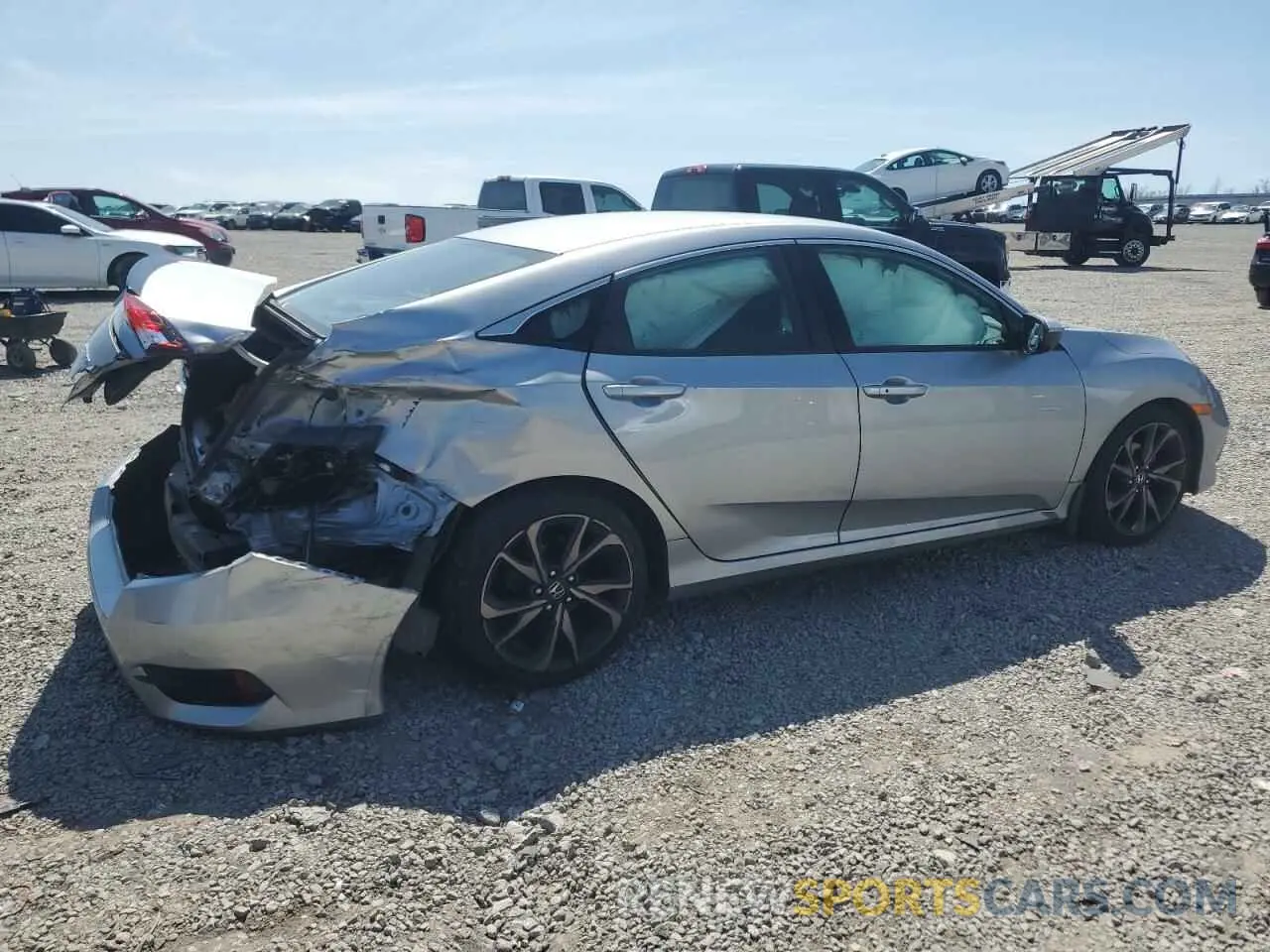 3 Photograph of a damaged car 19XFC2F85LE029368 HONDA CIVIC 2020