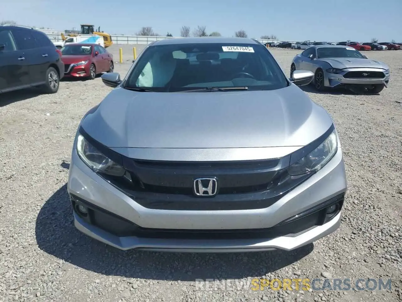 5 Photograph of a damaged car 19XFC2F85LE029368 HONDA CIVIC 2020