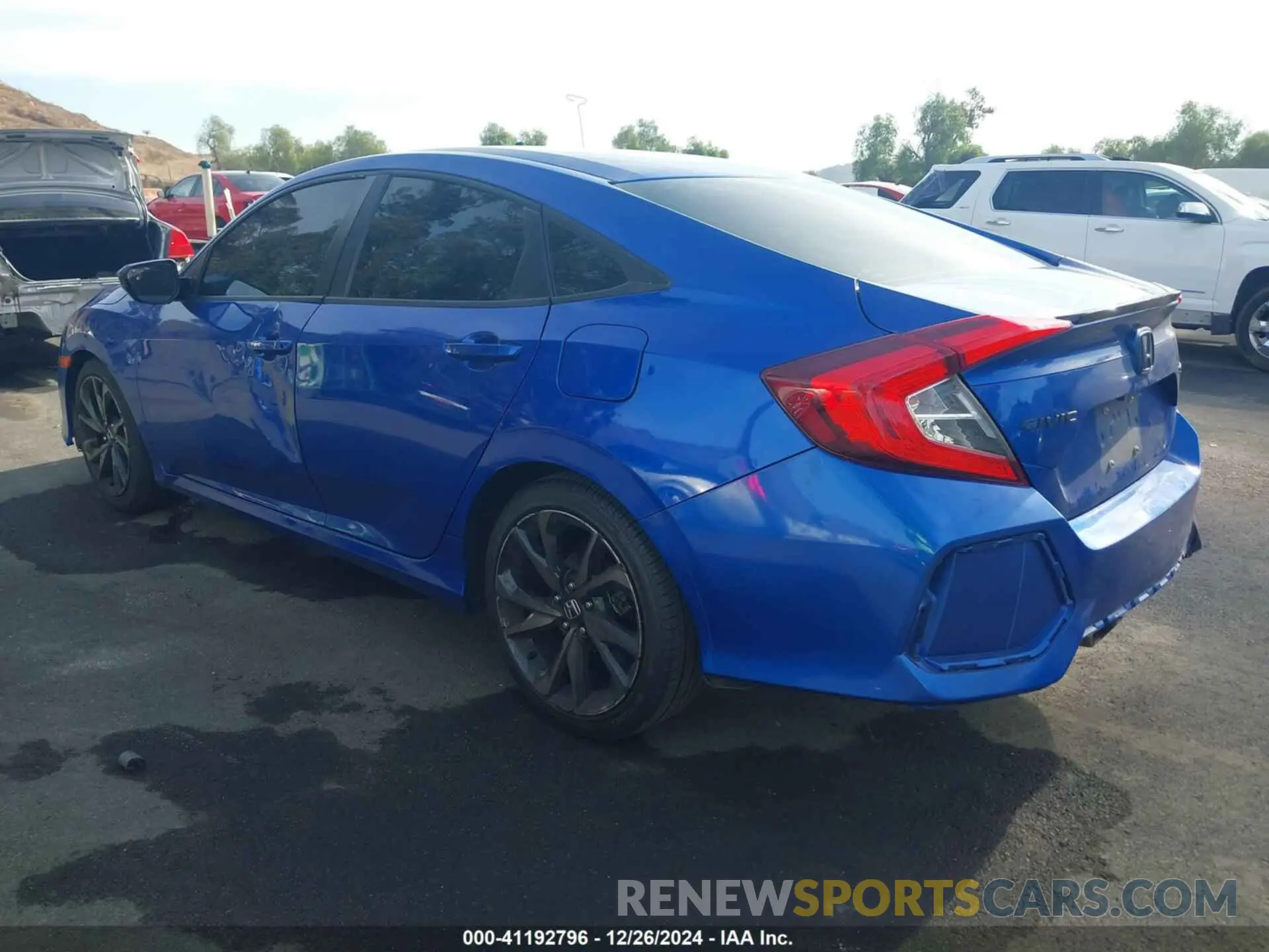 3 Photograph of a damaged car 19XFC2F85LE205545 HONDA CIVIC 2020