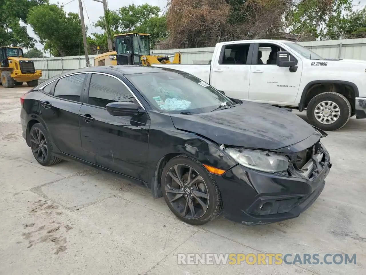 4 Photograph of a damaged car 19XFC2F86LE020310 HONDA CIVIC 2020