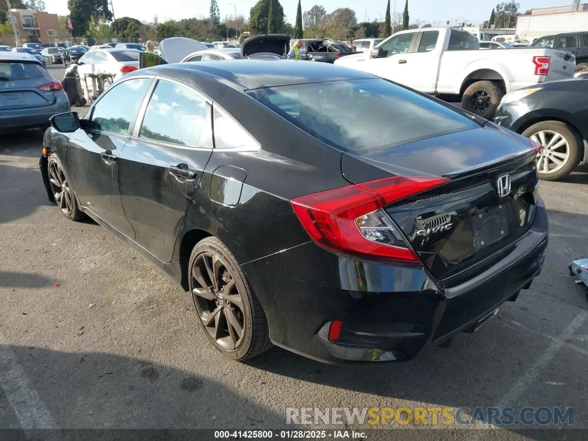 3 Photograph of a damaged car 19XFC2F86LE207417 HONDA CIVIC 2020