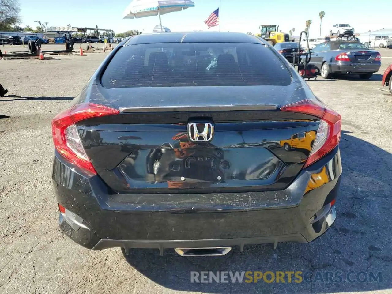 6 Photograph of a damaged car 19XFC2F86LE208406 HONDA CIVIC 2020