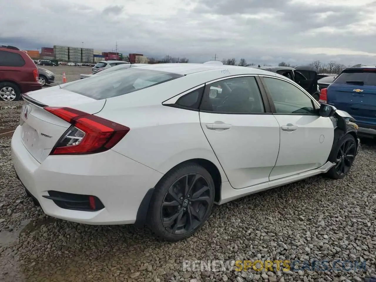 3 Photograph of a damaged car 19XFC2F87LE008280 HONDA CIVIC 2020
