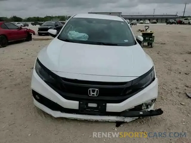 10 Photograph of a damaged car 19XFC2F87LE019800 HONDA CIVIC 2020