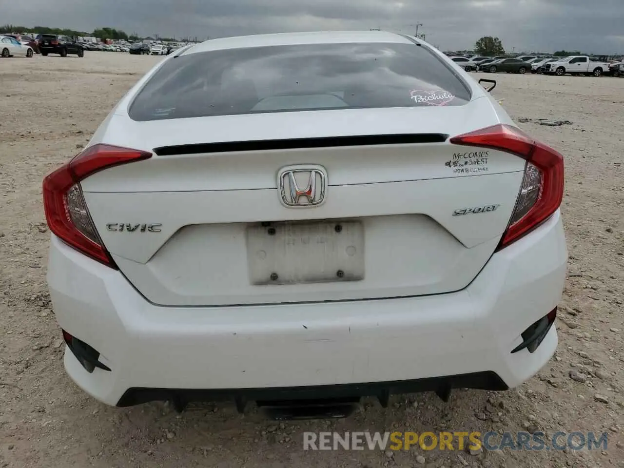 6 Photograph of a damaged car 19XFC2F87LE019800 HONDA CIVIC 2020