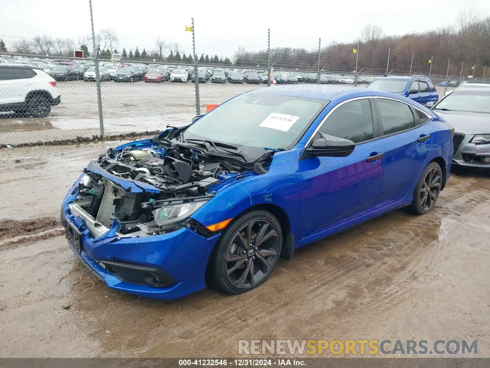2 Photograph of a damaged car 19XFC2F87LE022647 HONDA CIVIC 2020