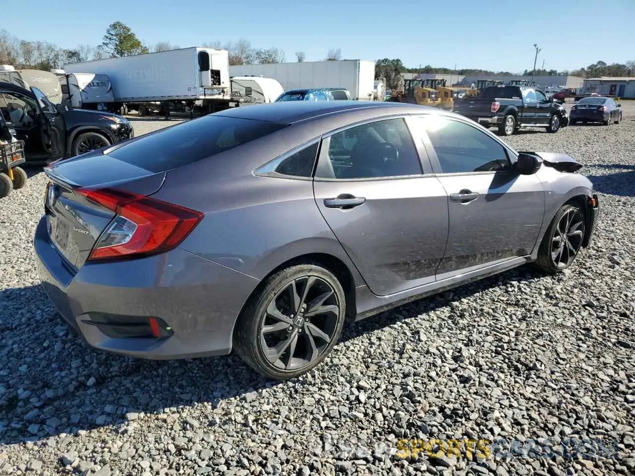 3 Photograph of a damaged car 19XFC2F87LE215610 HONDA CIVIC 2020