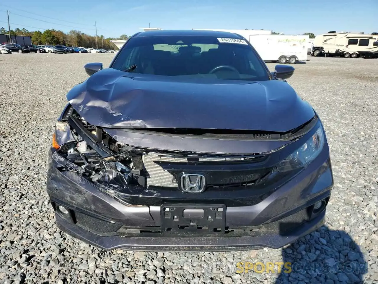 5 Photograph of a damaged car 19XFC2F87LE215610 HONDA CIVIC 2020