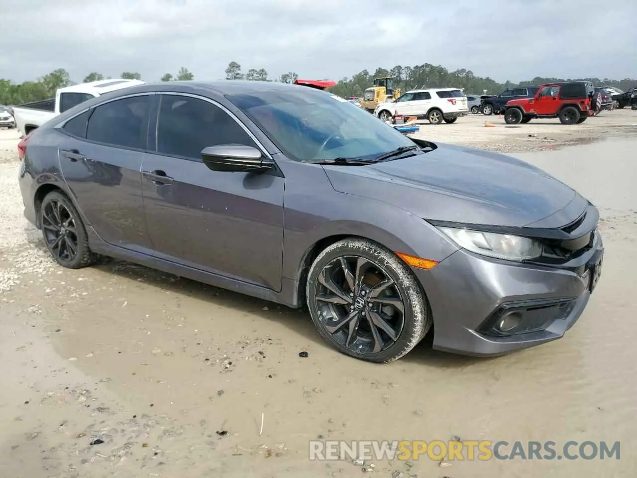 4 Photograph of a damaged car 19XFC2F88LE002777 HONDA CIVIC 2020