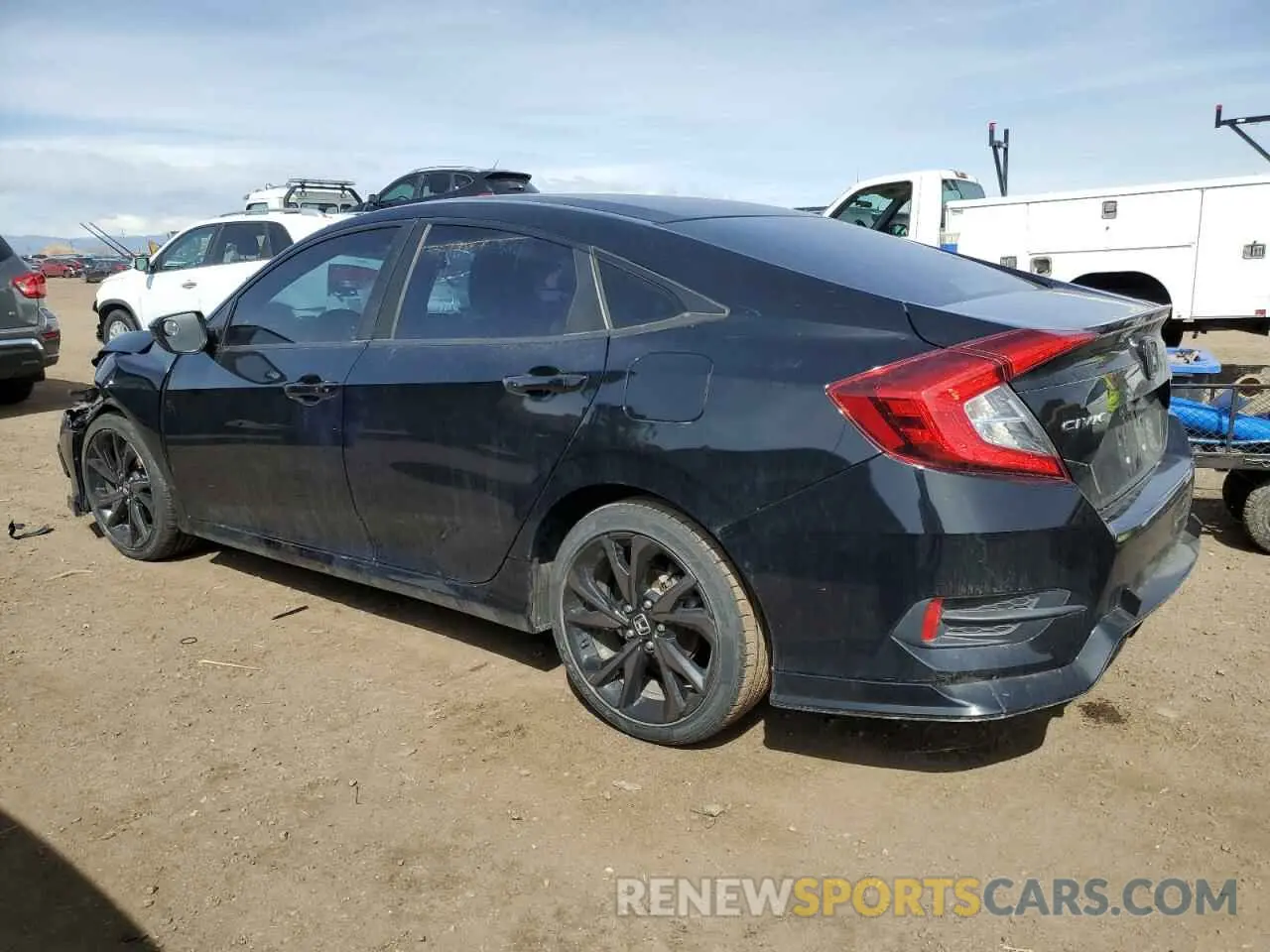 2 Photograph of a damaged car 19XFC2F88LE016968 HONDA CIVIC 2020
