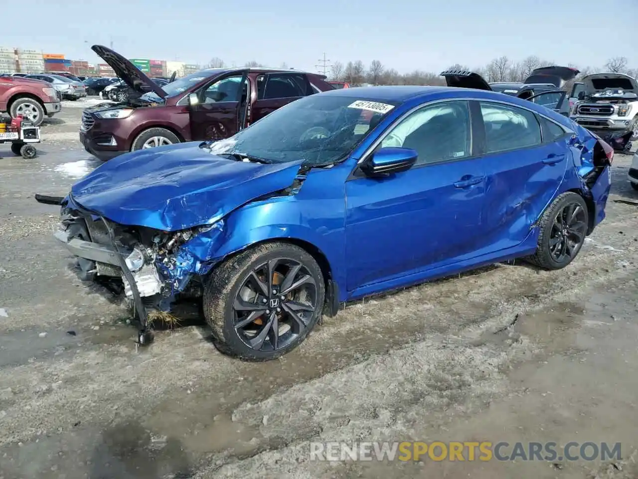 1 Photograph of a damaged car 19XFC2F88LE026285 HONDA CIVIC 2020