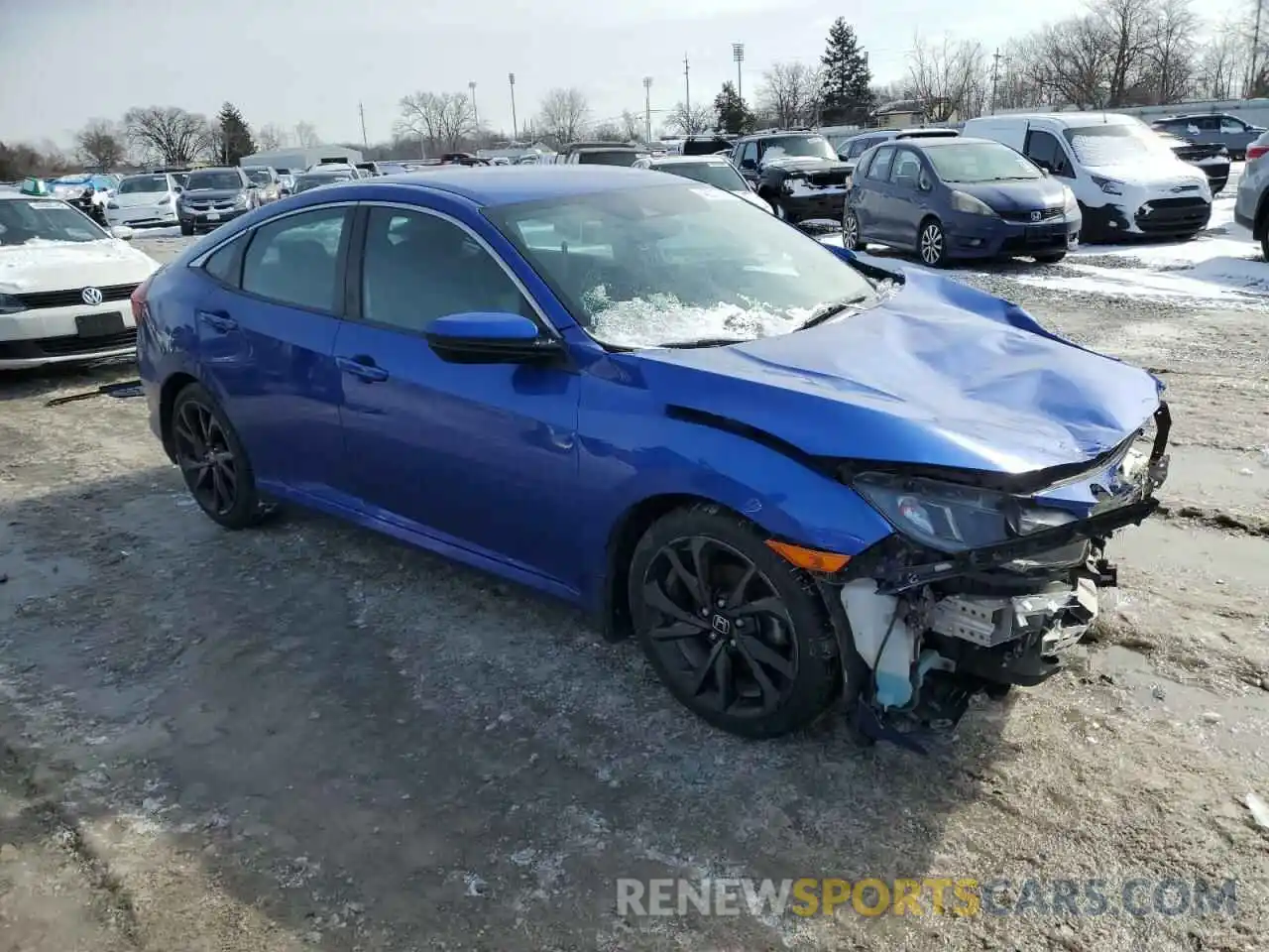 4 Photograph of a damaged car 19XFC2F88LE026285 HONDA CIVIC 2020