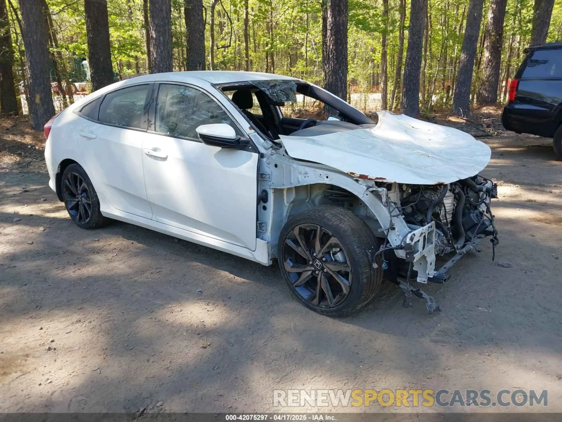 1 Photograph of a damaged car 19XFC2F88LE203238 HONDA CIVIC 2020