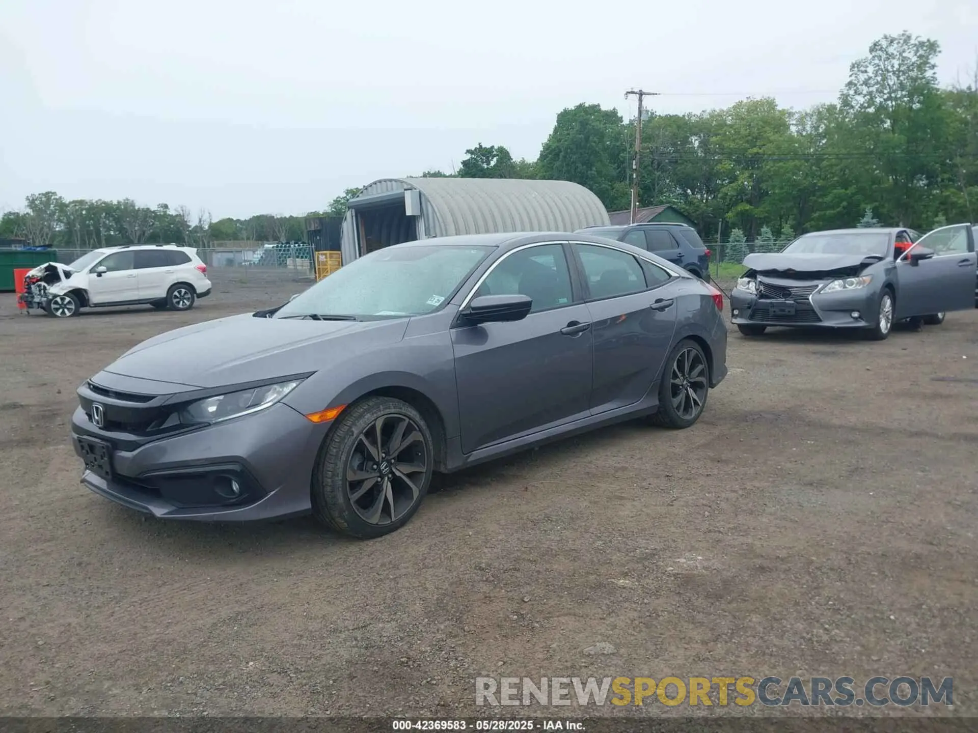 2 Photograph of a damaged car 19XFC2F88LE213607 HONDA CIVIC 2020