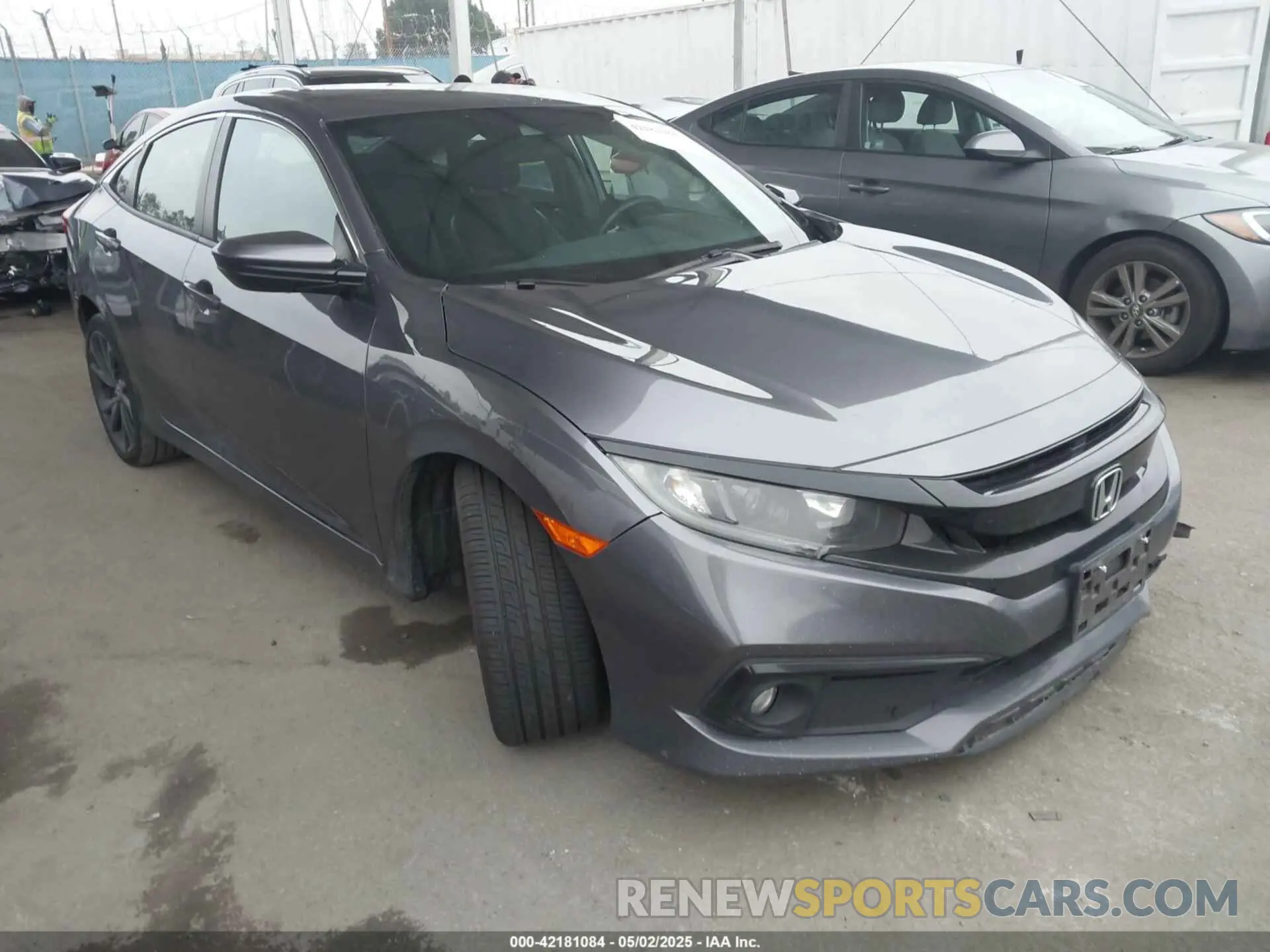 1 Photograph of a damaged car 19XFC2F88LE214479 HONDA CIVIC 2020