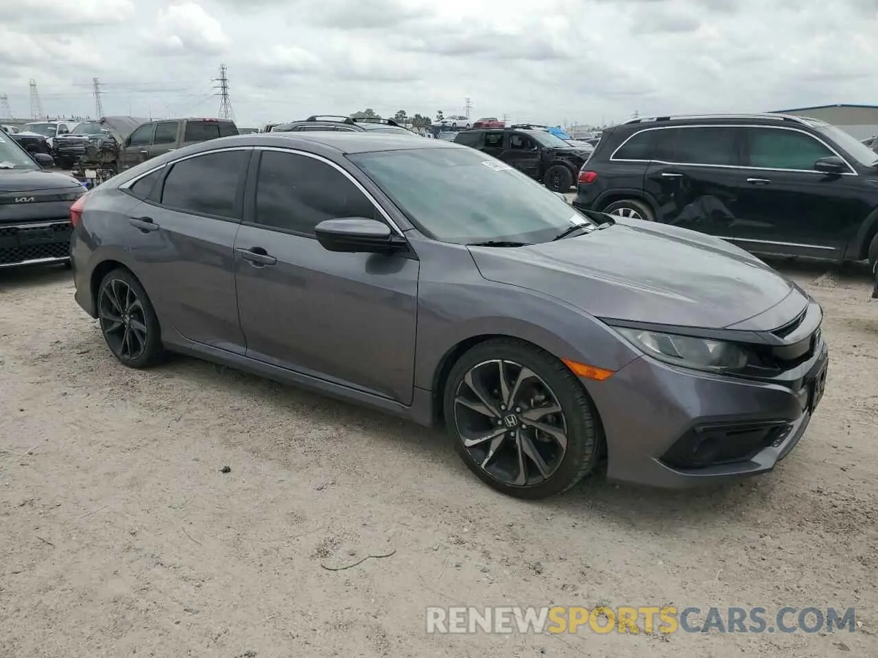4 Photograph of a damaged car 19XFC2F89LE004215 HONDA CIVIC 2020