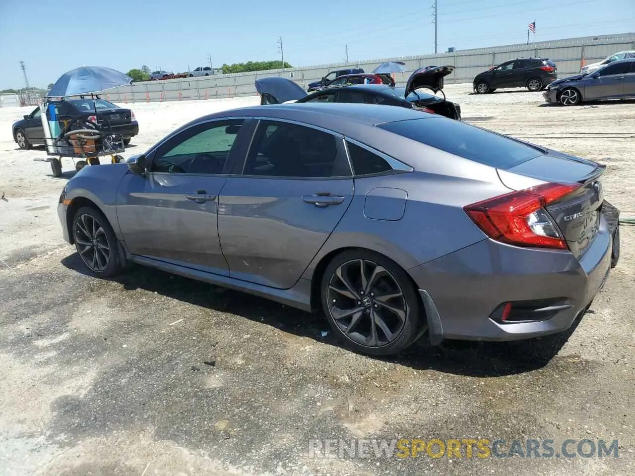 2 Photograph of a damaged car 19XFC2F89LE005672 HONDA CIVIC 2020