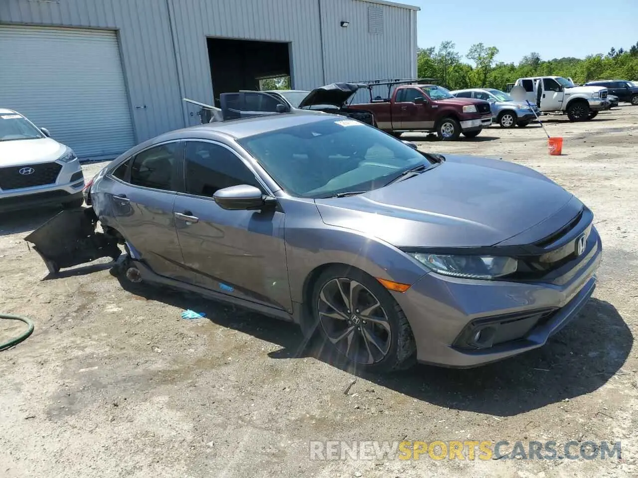 4 Photograph of a damaged car 19XFC2F89LE005672 HONDA CIVIC 2020