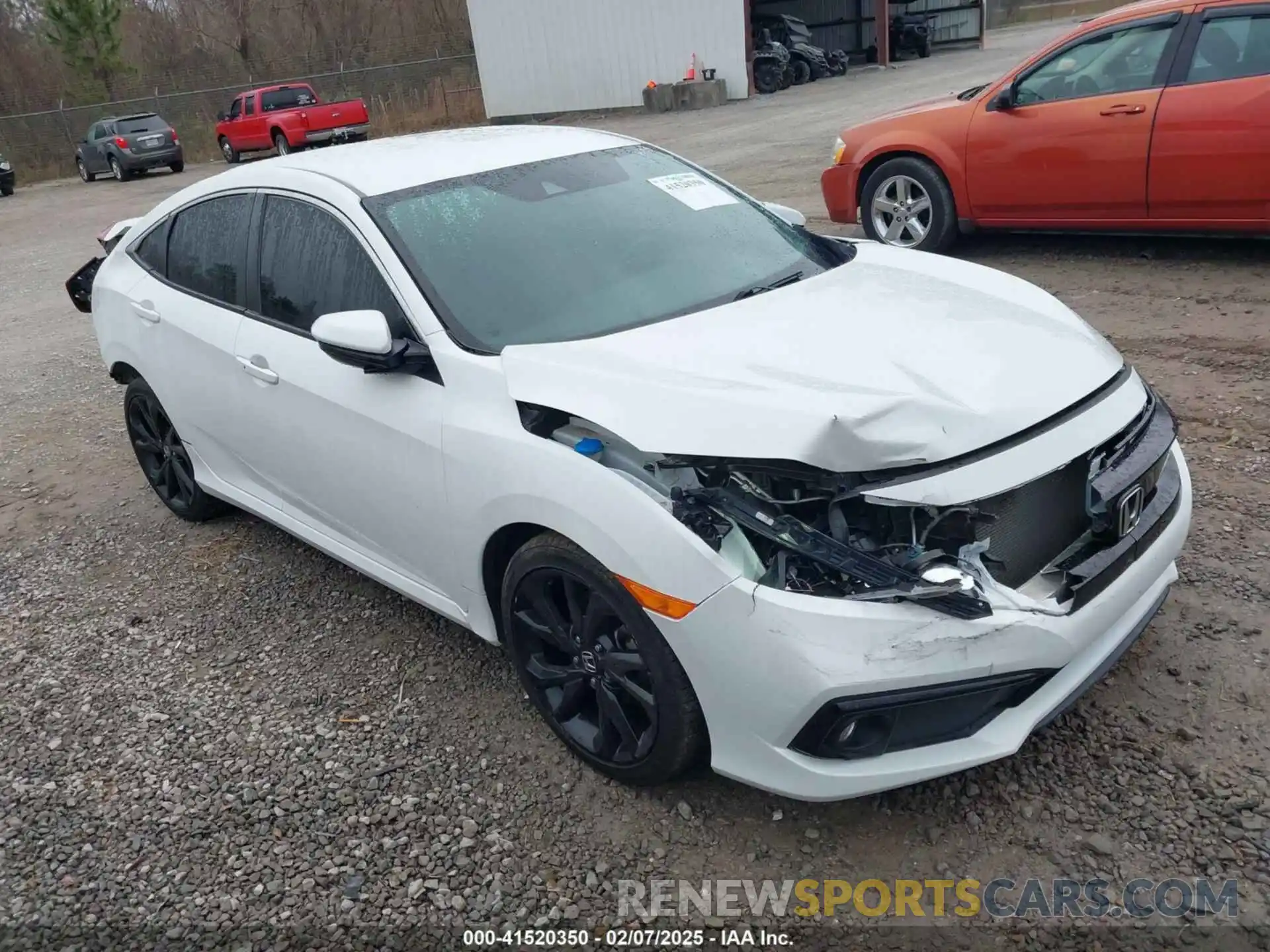 1 Photograph of a damaged car 19XFC2F89LE014243 HONDA CIVIC 2020