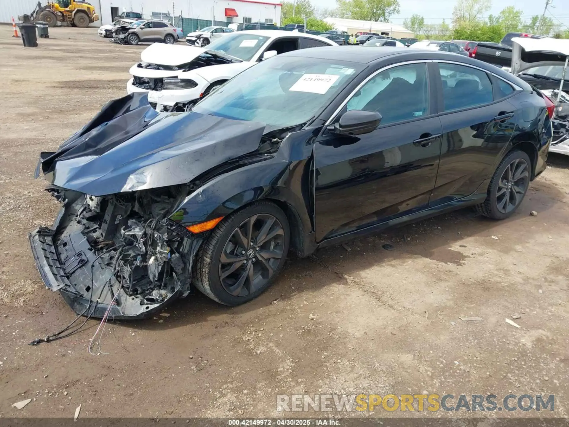 2 Photograph of a damaged car 19XFC2F89LE016266 HONDA CIVIC 2020