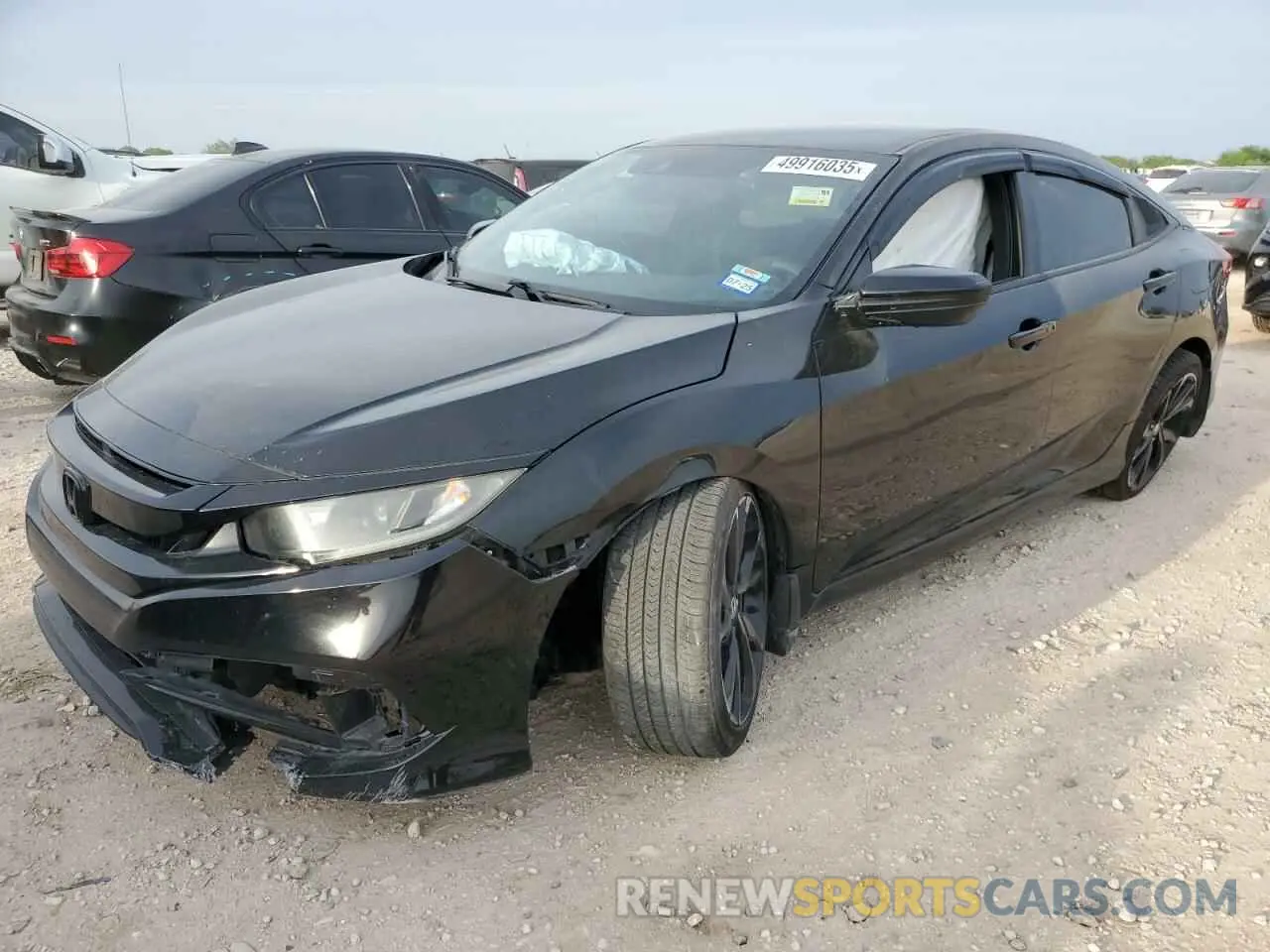 1 Photograph of a damaged car 19XFC2F89LE030572 HONDA CIVIC 2020