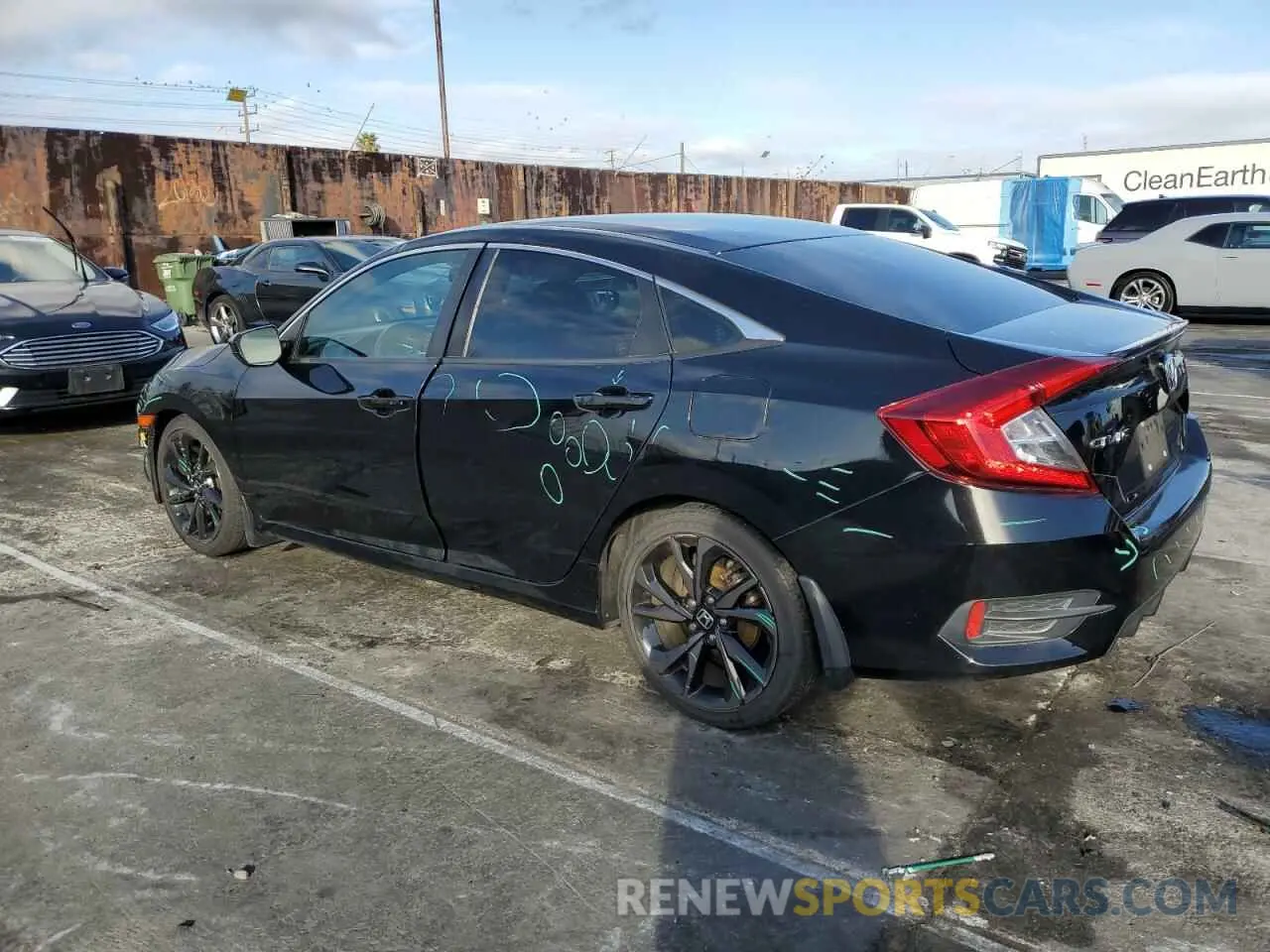 2 Photograph of a damaged car 19XFC2F89LE209288 HONDA CIVIC 2020