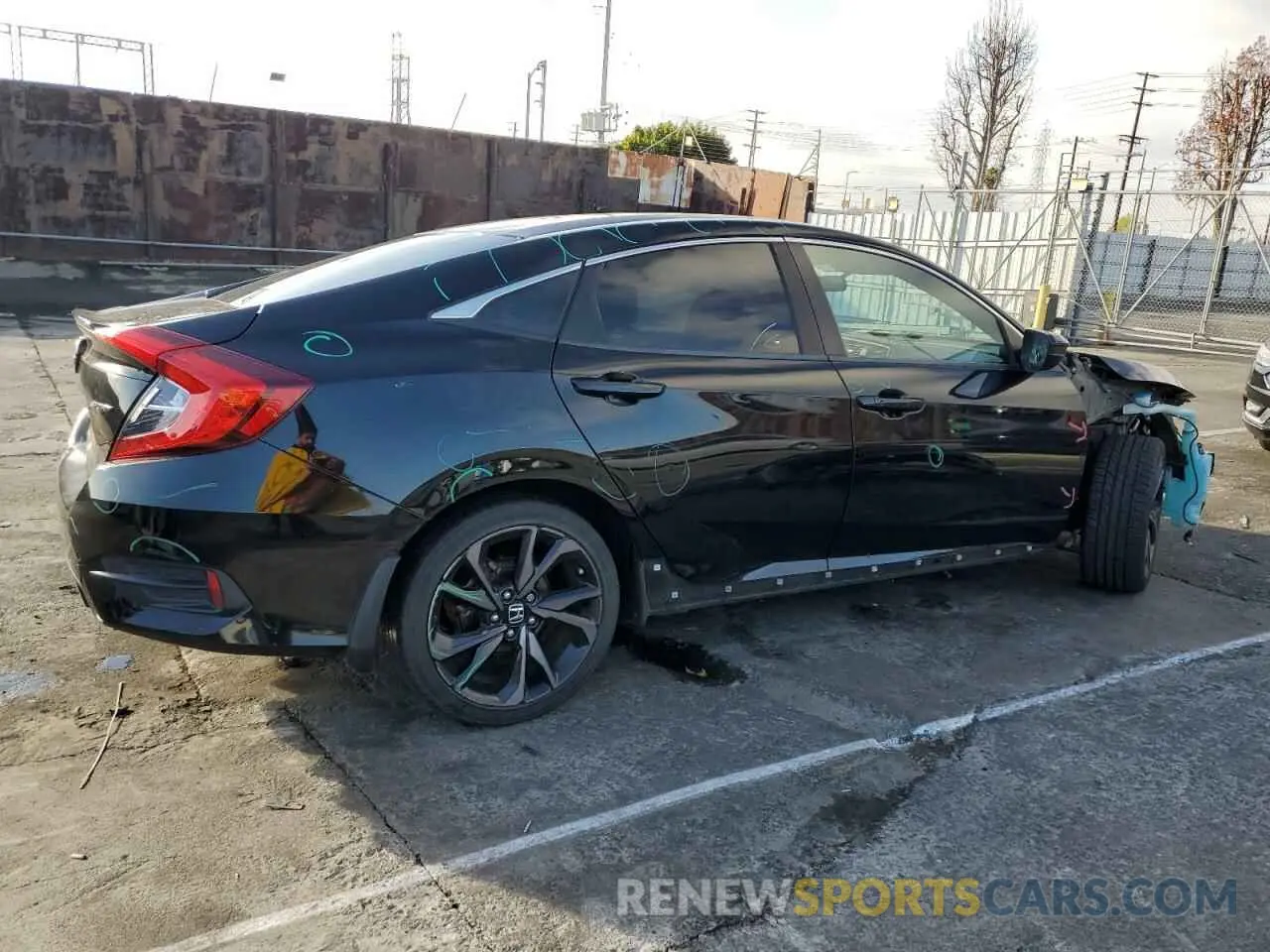 3 Photograph of a damaged car 19XFC2F89LE209288 HONDA CIVIC 2020