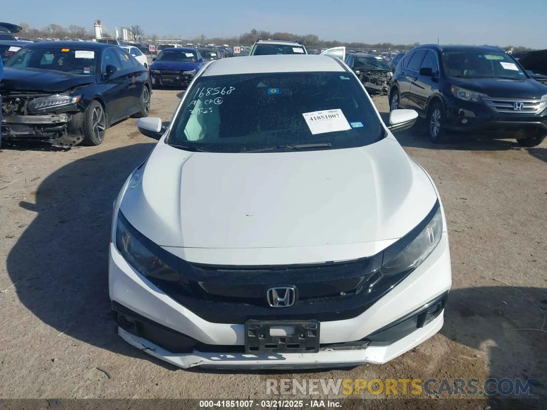 12 Photograph of a damaged car 19XFC2F8XLE016325 HONDA CIVIC 2020