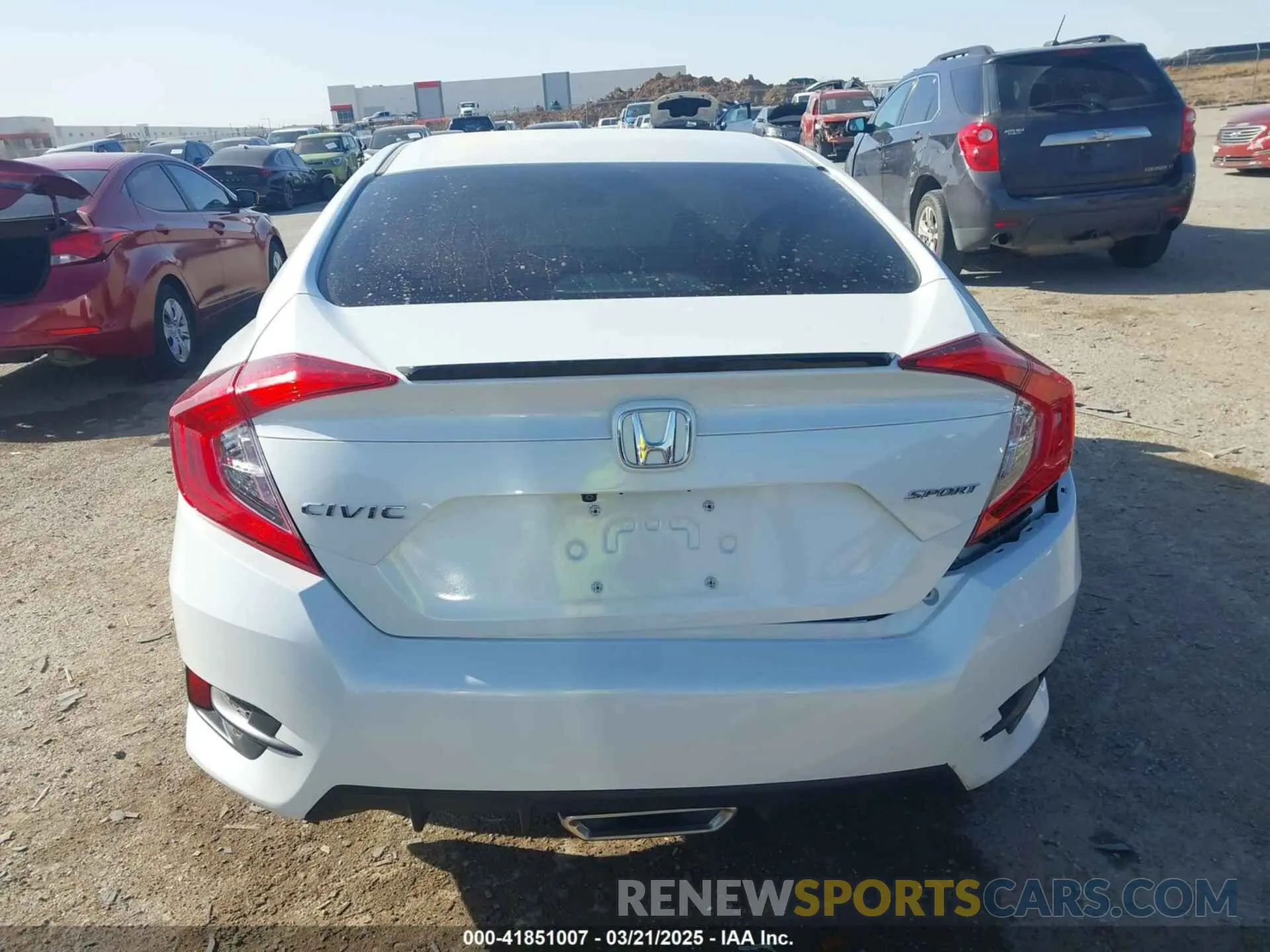 16 Photograph of a damaged car 19XFC2F8XLE016325 HONDA CIVIC 2020