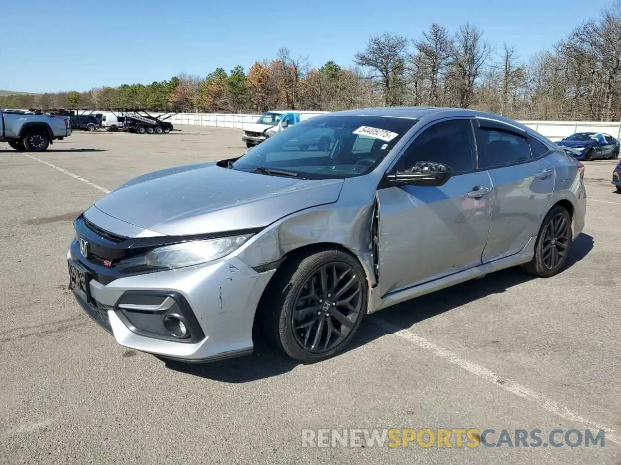 1 Photograph of a damaged car 2HGFC1E51LH701515 HONDA CIVIC 2020
