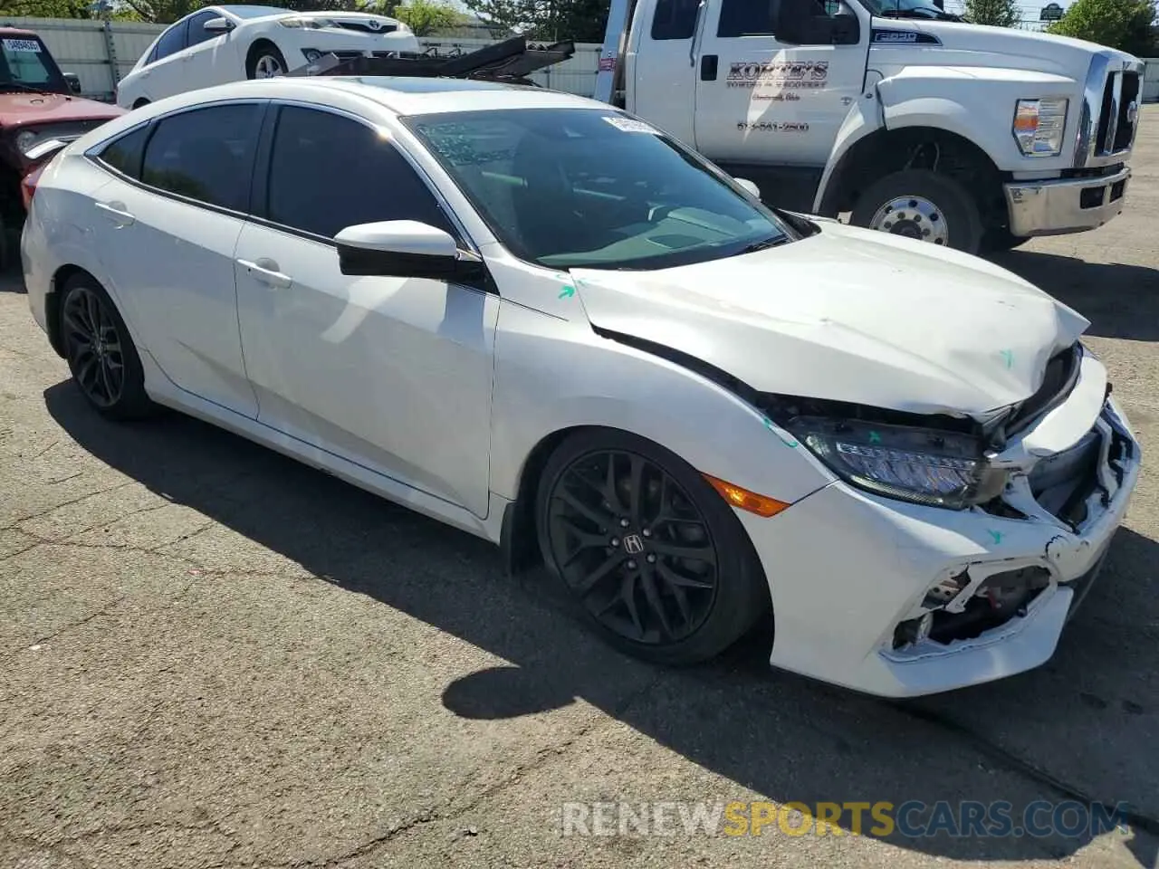 4 Photograph of a damaged car 2HGFC1E52LH704407 HONDA CIVIC 2020