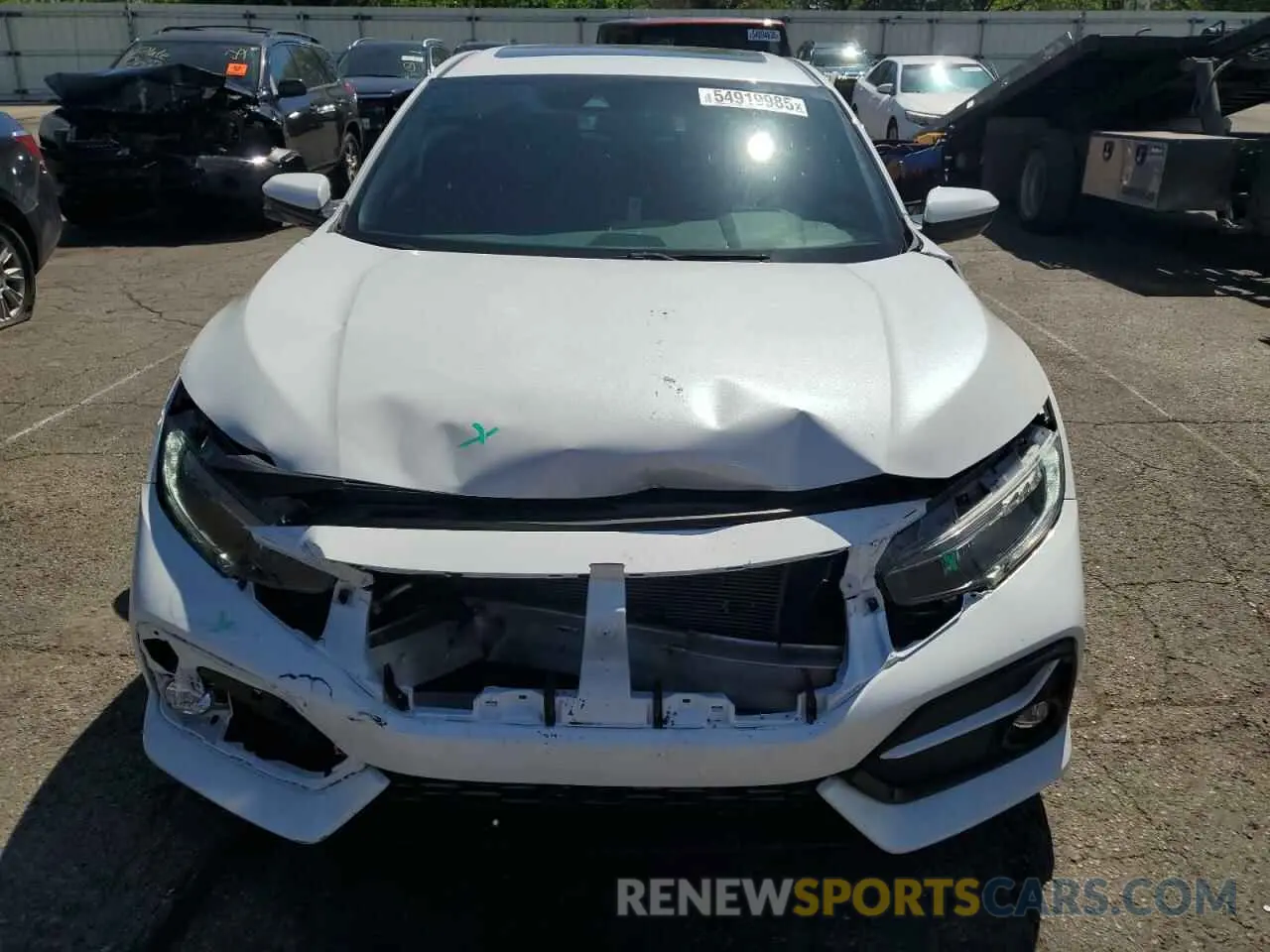 5 Photograph of a damaged car 2HGFC1E52LH704407 HONDA CIVIC 2020
