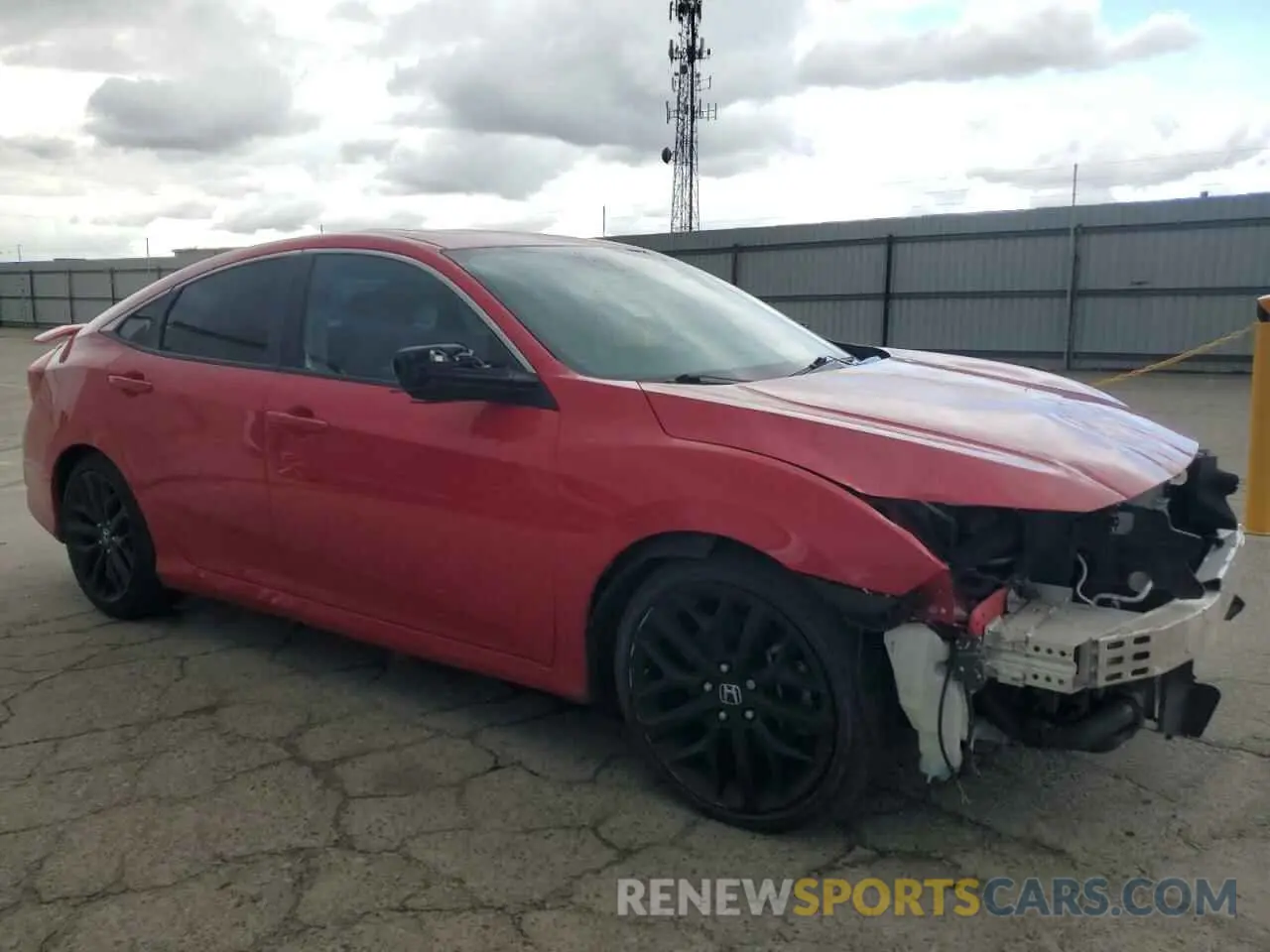 4 Photograph of a damaged car 2HGFC1E54LH700973 HONDA CIVIC 2020