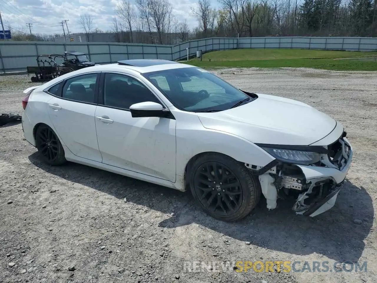 4 Photograph of a damaged car 2HGFC1E54LH706112 HONDA CIVIC 2020