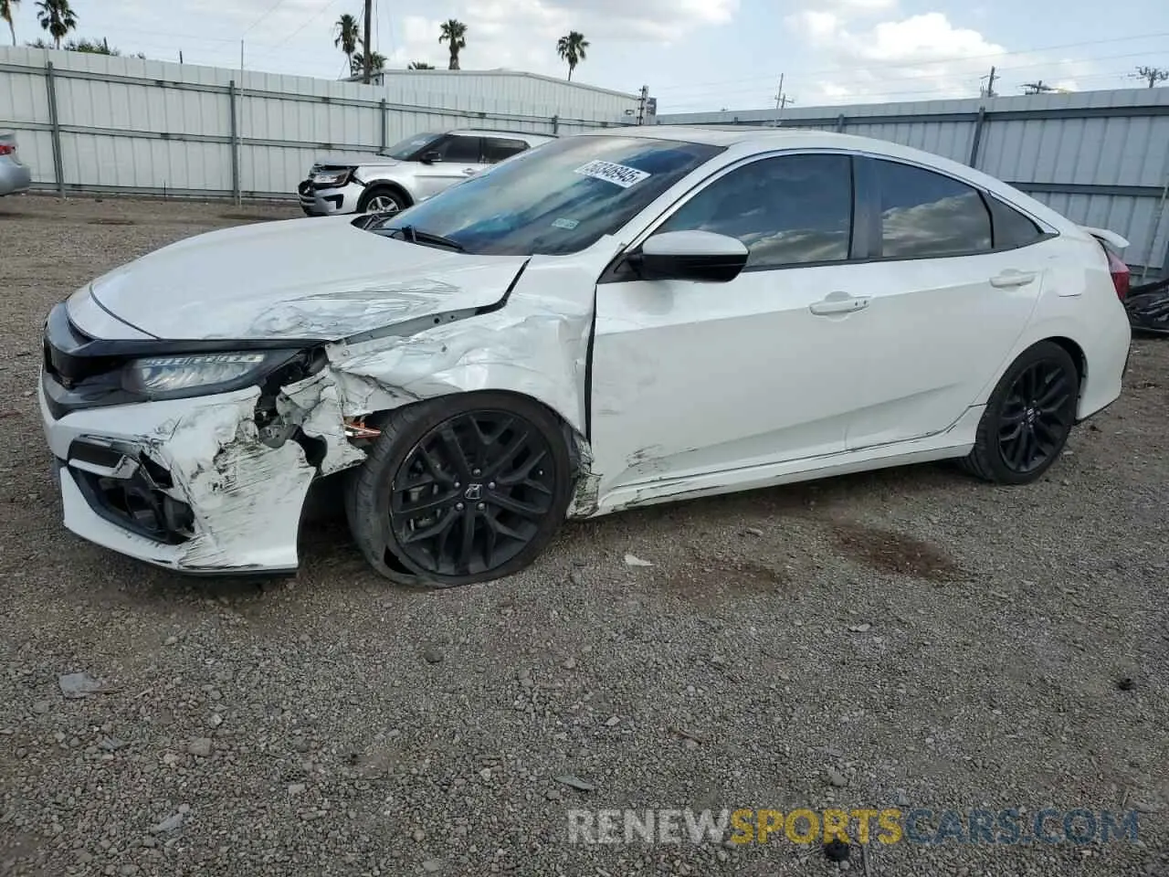 1 Photograph of a damaged car 2HGFC1E56LH704703 HONDA CIVIC 2020