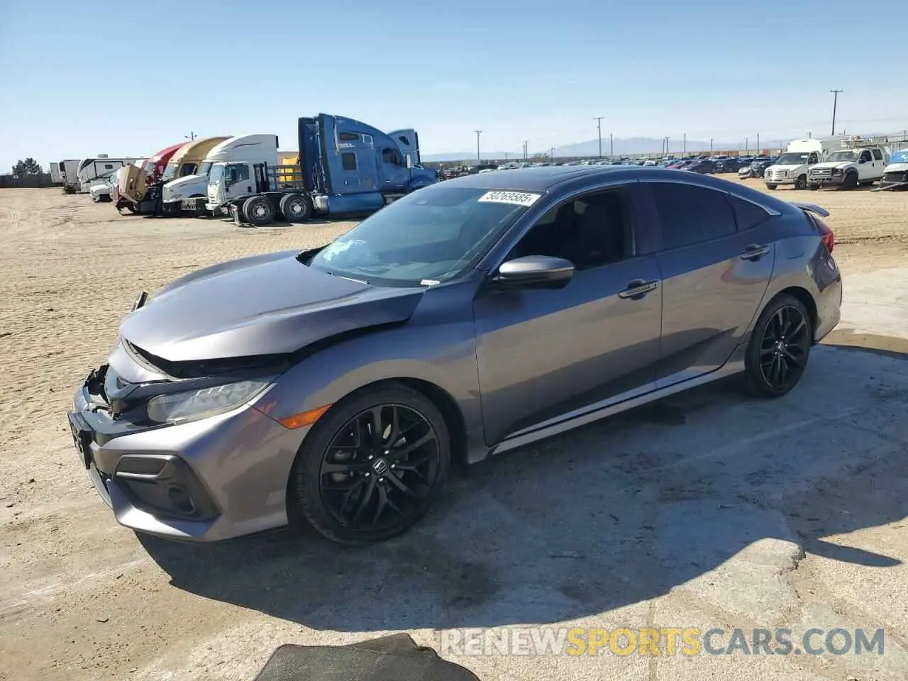 1 Photograph of a damaged car 2HGFC1E57LH702572 HONDA CIVIC 2020
