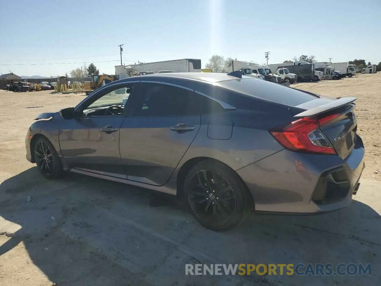 2 Photograph of a damaged car 2HGFC1E57LH702572 HONDA CIVIC 2020