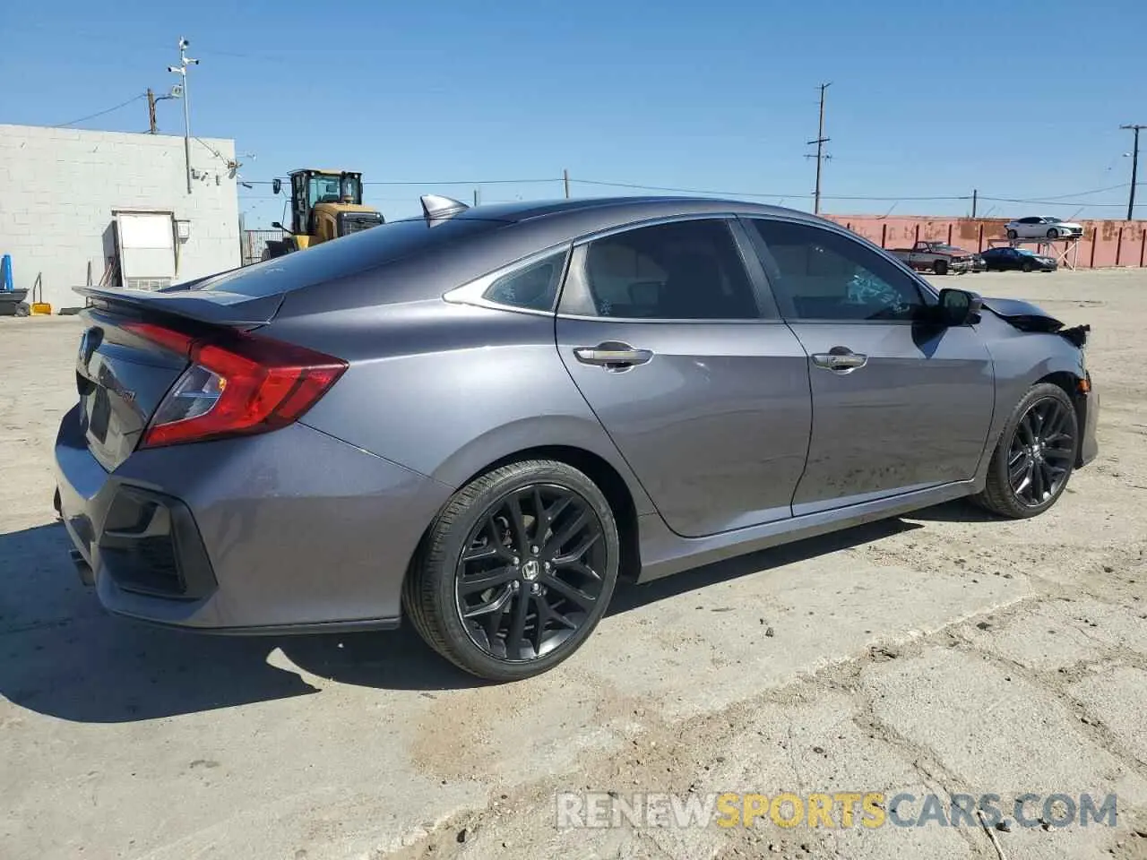 3 Photograph of a damaged car 2HGFC1E57LH702572 HONDA CIVIC 2020