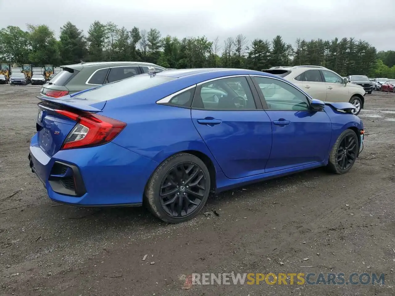 3 Photograph of a damaged car 2HGFC1E57LH703639 HONDA CIVIC 2020