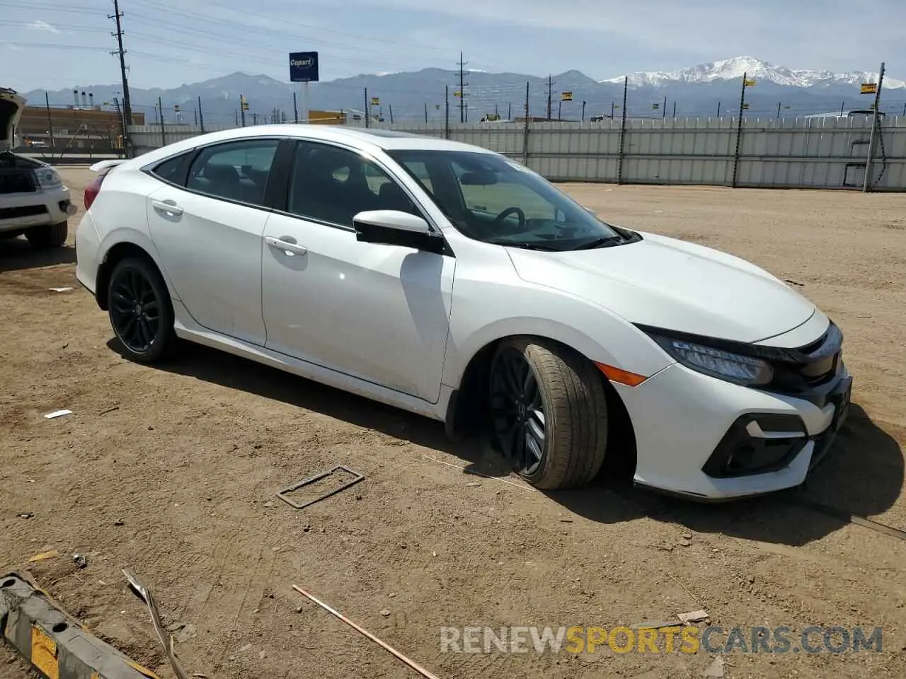 4 Photograph of a damaged car 2HGFC1E57LH707741 HONDA CIVIC 2020