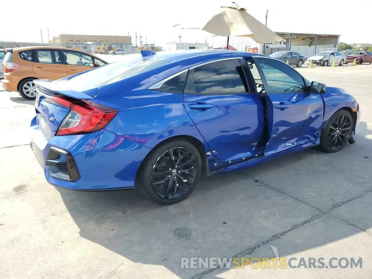 3 Photograph of a damaged car 2HGFC1E58LH703102 HONDA CIVIC 2020
