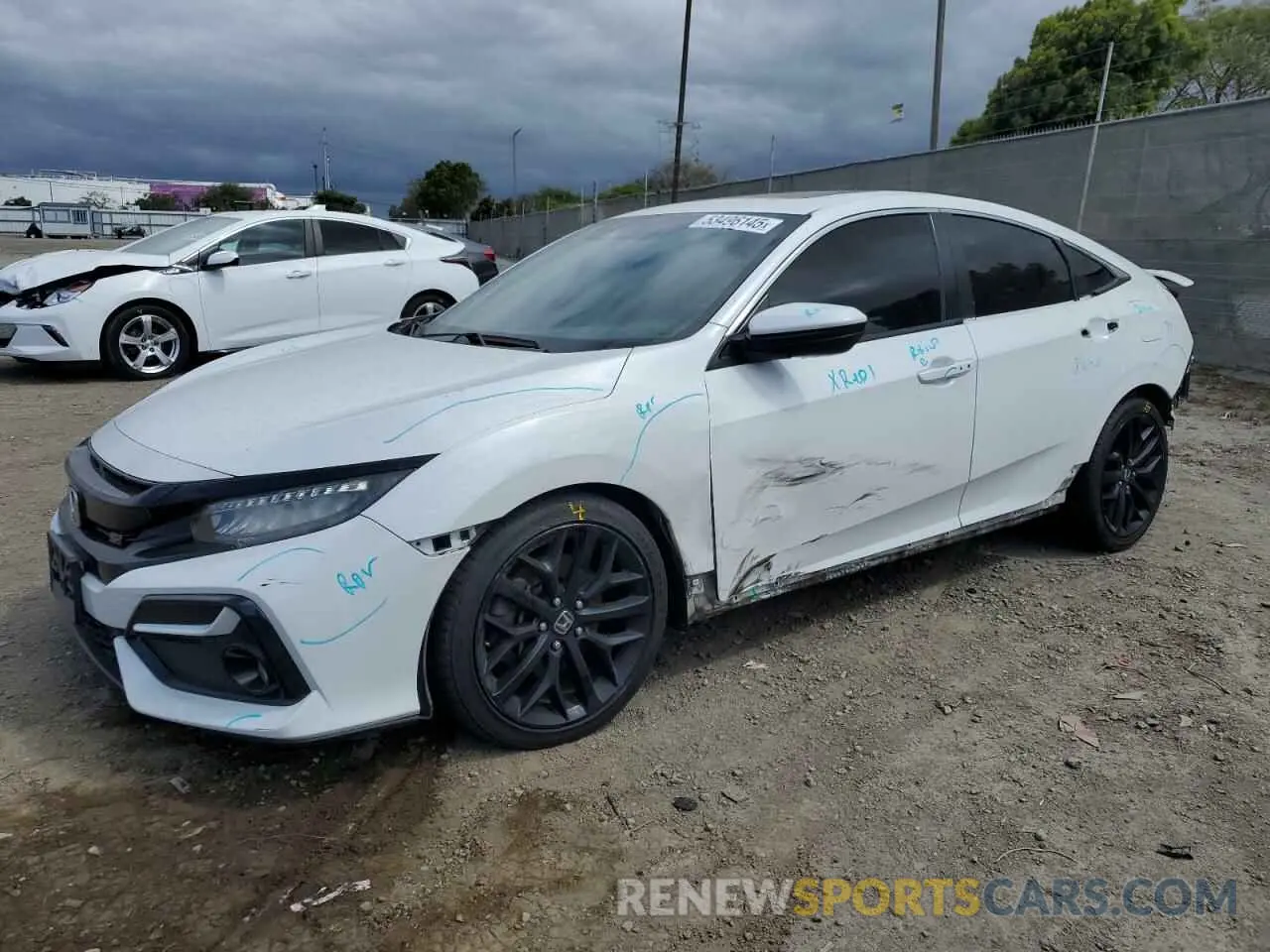 1 Photograph of a damaged car 2HGFC1E5XLH700931 HONDA CIVIC 2020