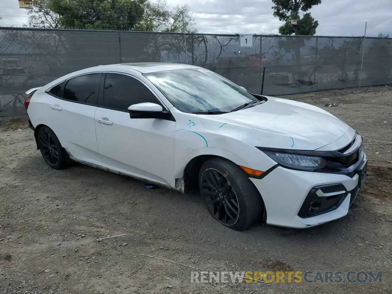 4 Photograph of a damaged car 2HGFC1E5XLH700931 HONDA CIVIC 2020