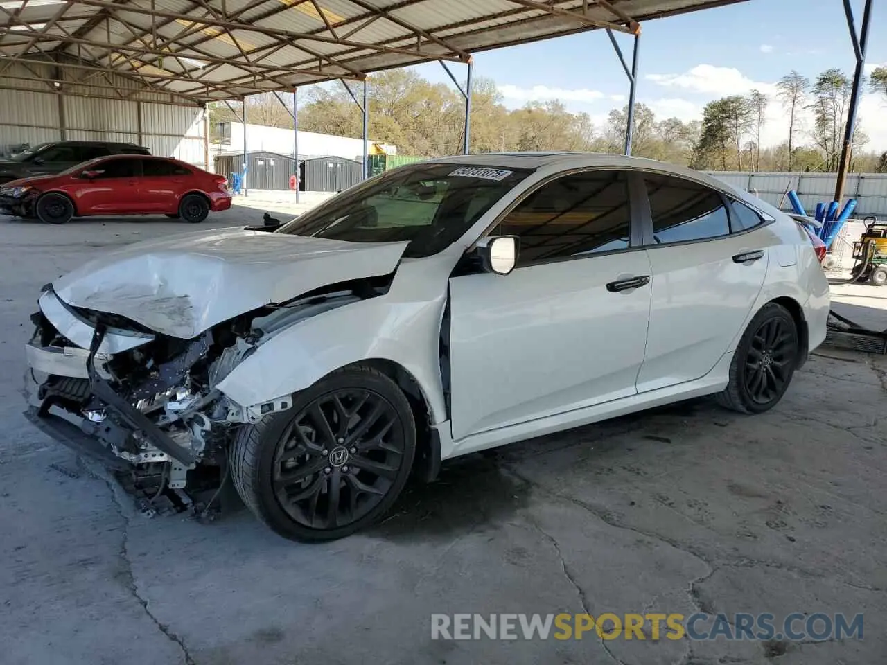 1 Photograph of a damaged car 2HGFC1E5XLH705823 HONDA CIVIC 2020