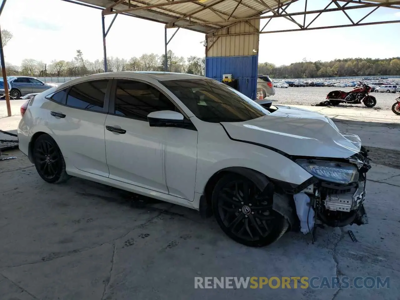 4 Photograph of a damaged car 2HGFC1E5XLH705823 HONDA CIVIC 2020
