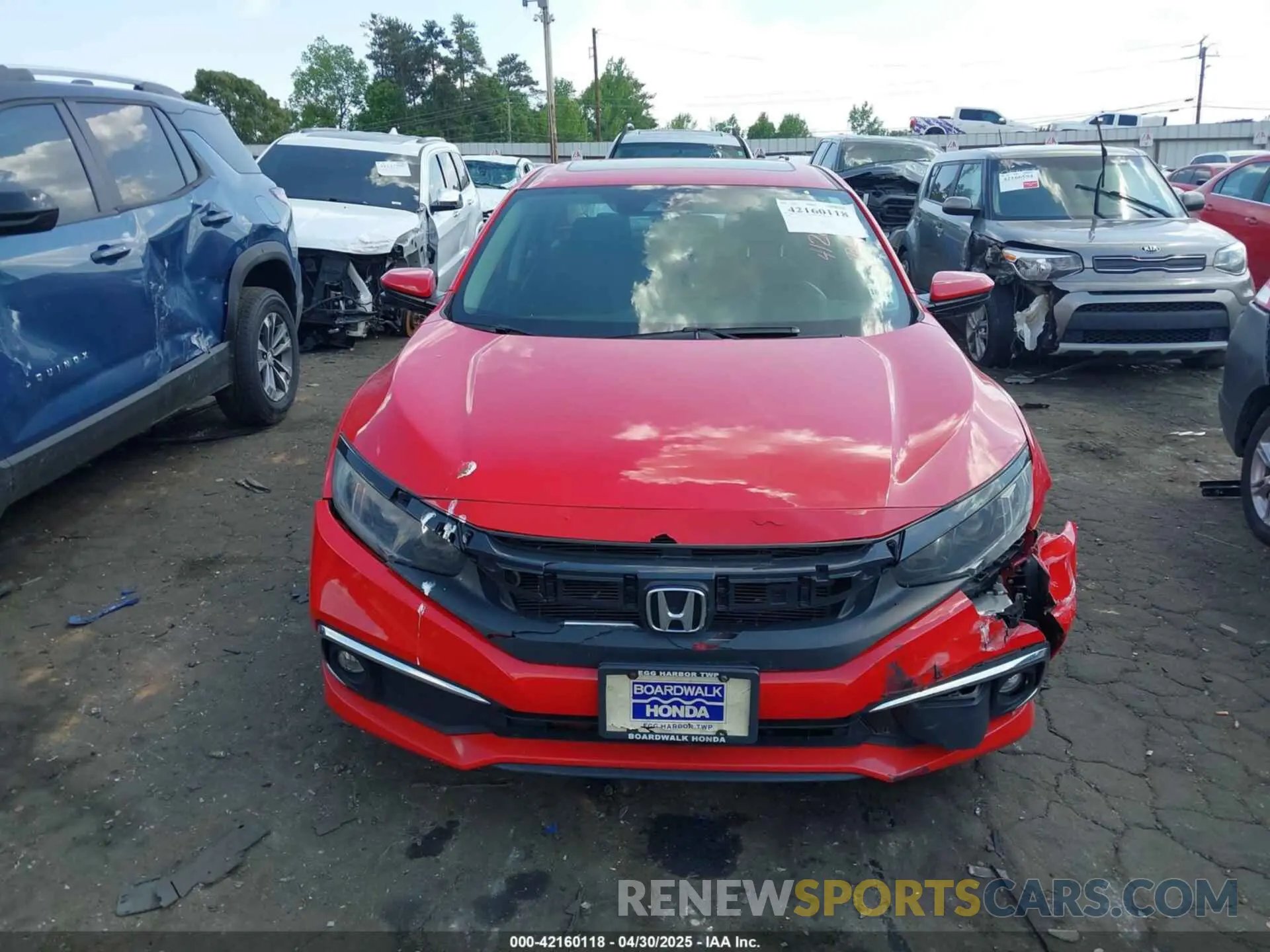 11 Photograph of a damaged car 2HGFC1F32LH683166 HONDA CIVIC 2020
