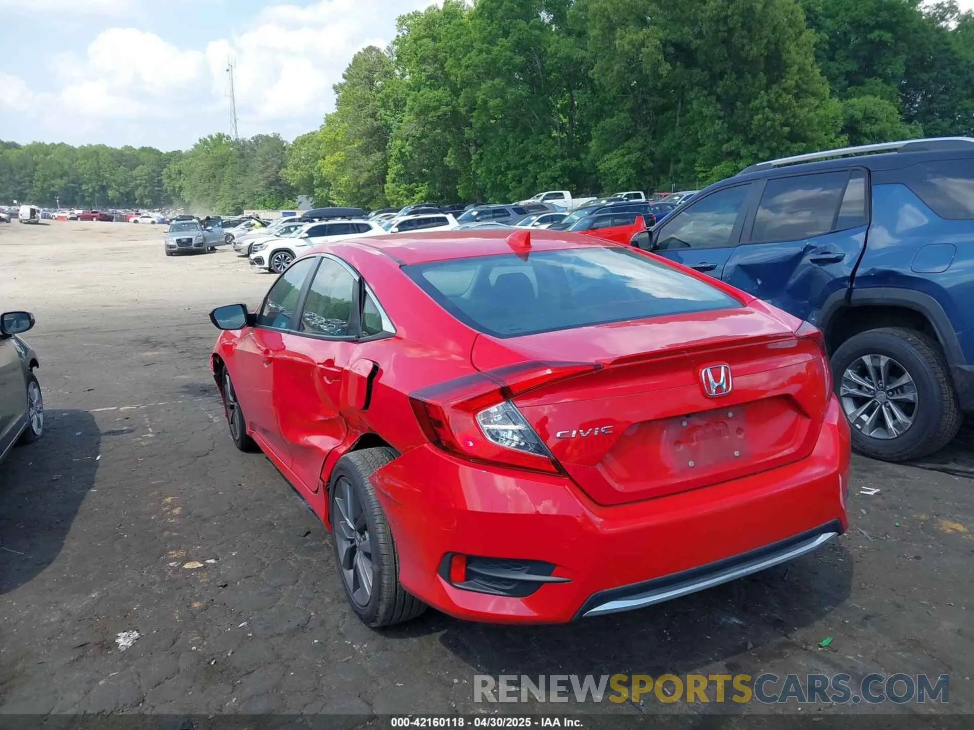 3 Photograph of a damaged car 2HGFC1F32LH683166 HONDA CIVIC 2020