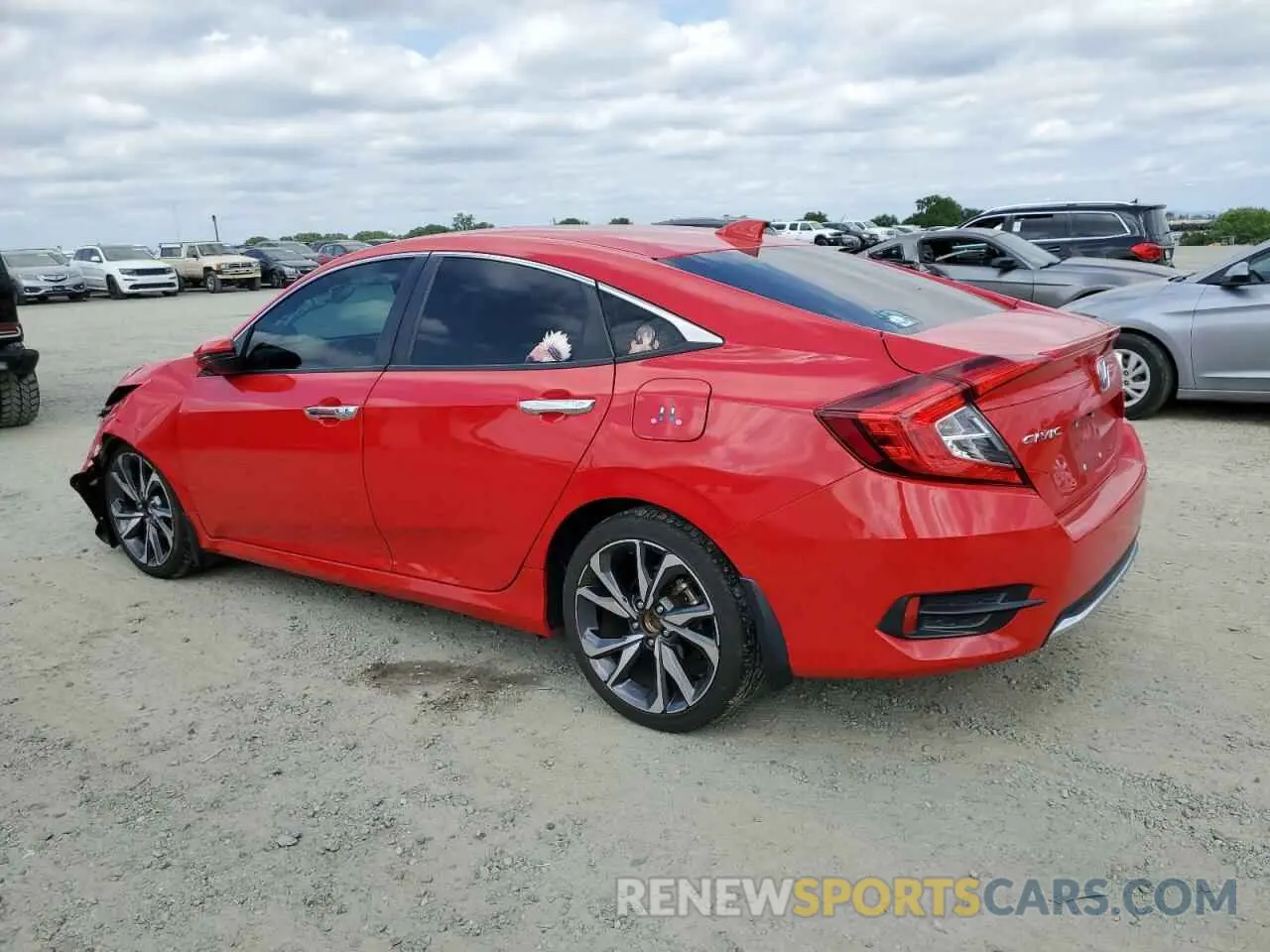 2 Photograph of a damaged car 2HGFC1F91LH683003 HONDA CIVIC 2020