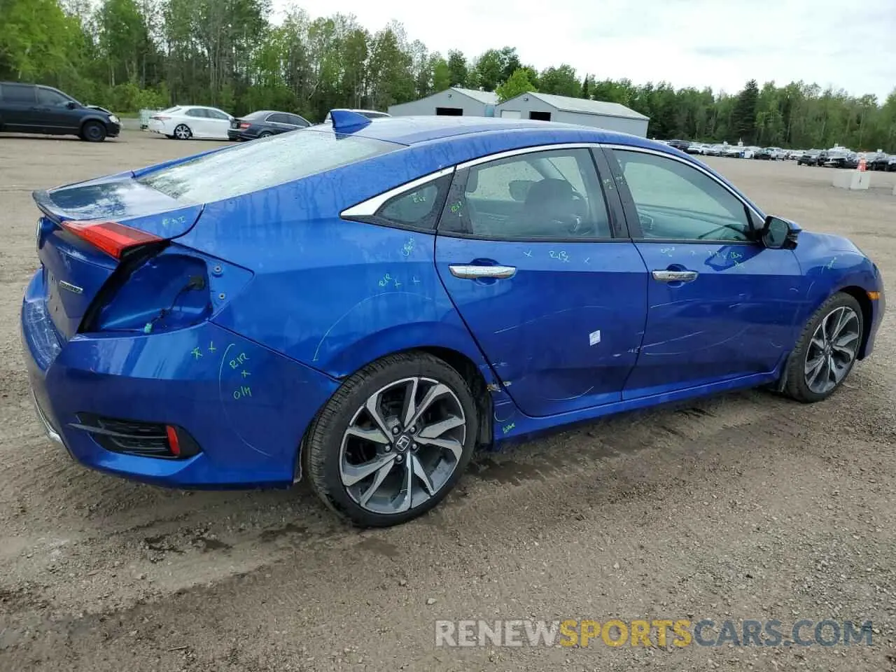 3 Photograph of a damaged car 2HGFC1F99LH103089 HONDA CIVIC 2020