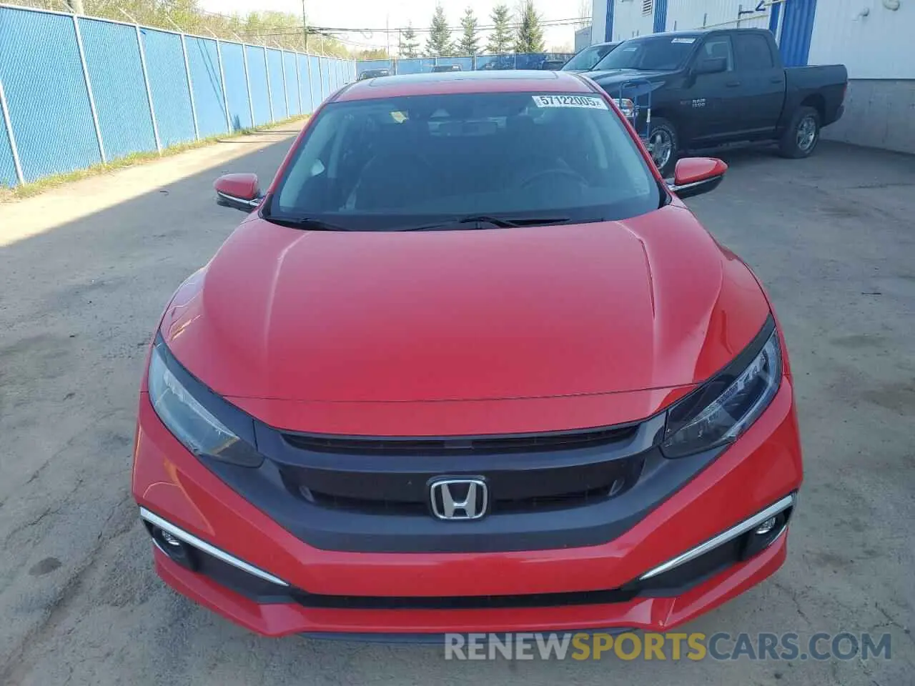 5 Photograph of a damaged car 2HGFC1F9XLH102811 HONDA CIVIC 2020